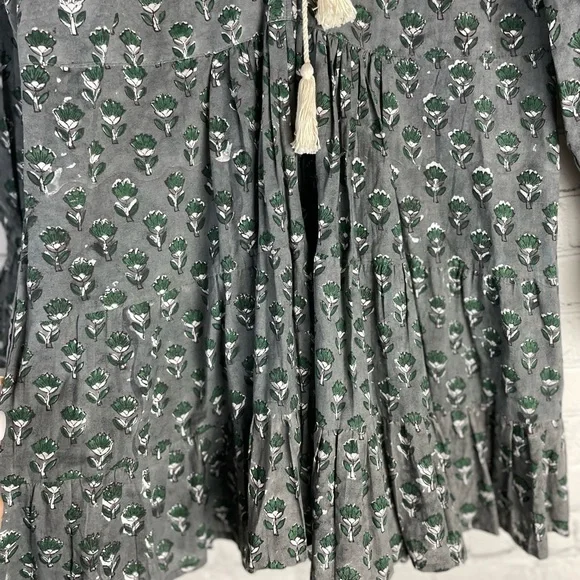 Modern Soul Green Floral Mini Dress - Picture 11 of 12